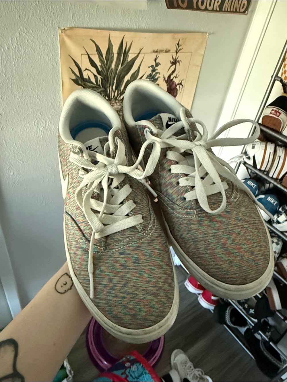 Nike SB Multicolor Casual Lace-Up Sneakers
